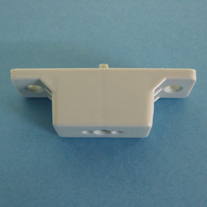 Drawer Slide Spacer Full Extension 1" - 5mm peg, Light Gray, Pkg of 50