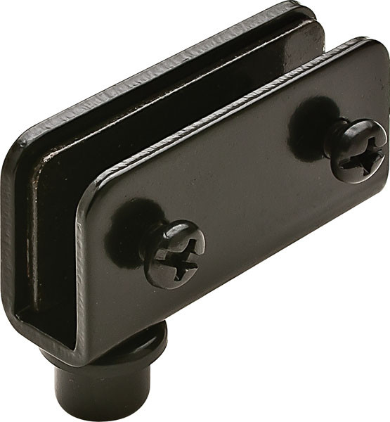 Simplex, glass, 110 degree, steel, black, 40X20mm