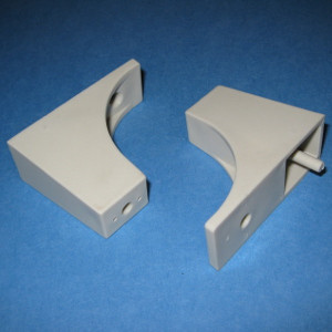 Slide Out Tray Spacer 2" - 5mm peg 1-1/2" spacing(38mm), Almond, Bag of 2