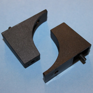 Slide Out Tray Spacer 2" - 5mm peg (Unique 1-1/2" spacing), Black, Pkg of 50