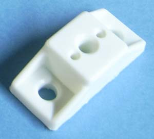 Drawer Slide Spacer 5/8", White, Pkg of 50