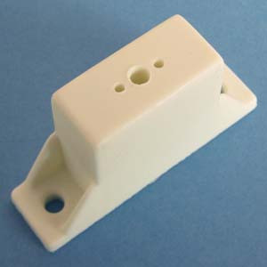 Drawer Slide Spacer Full Extension 1-7/8", White, Bag of 2