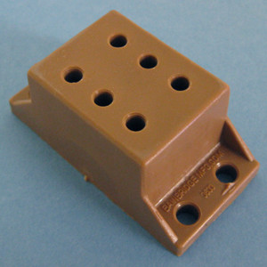 Under mount Drawer Slide Spacer 1-1/4", Tan, Pkg of 25