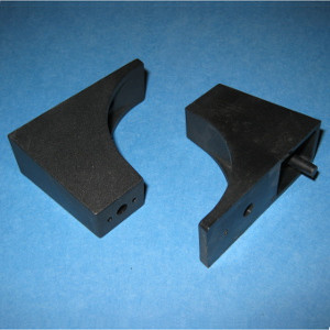 Slide Out Tray Spacer 2" - 5mm peg, Black, Pkg of 500