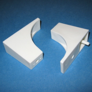 Slide Out Tray Spacer 2" - 5mm peg, White, Pkg of 500