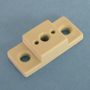 Drawer Slide Spacer 7/16", Almond, Pkg of 50