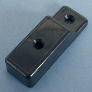 Drawer Slide Spacer Full Extension 15mm, Black, Pkg of 50