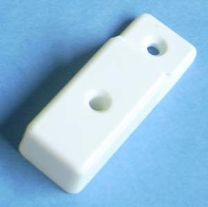 Drawer Slide Spacer Full Extension 15mm, White, Pkg of 50