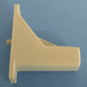 Slide Out Tray Spacer 2-1/2" - 5mm peg, Almond, Pkg of 50