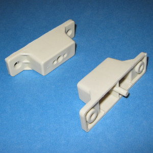 Drawer Slide Spacer Full Extension 1" - 5mm peg, Almond, Pkg of 50