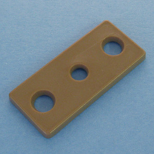 Drawer Slide Spacer 1/8", Tan, Bag of 2