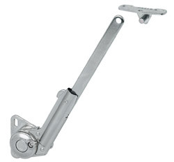 Lid Stay, steel, nickel plated, left hand, 170mm