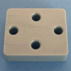 Multi-Purpose Spacer 7/16", Silver, Bag of 2