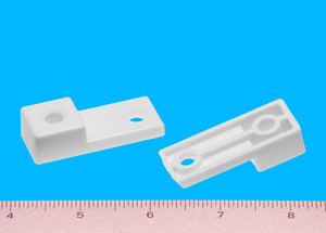 Slide Out Tray Spacer 1/2", White, Pkg of 50