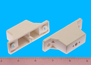 Full Extension Drawer Slide Spacer 1-1/4" - 5mm peg White, Pkg of 500
