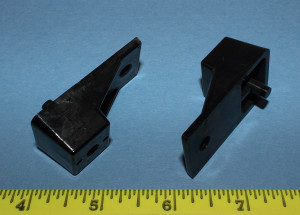 Slide Out Tray Spacer 3/4" - 5mm peg, Black, Pkg of 50