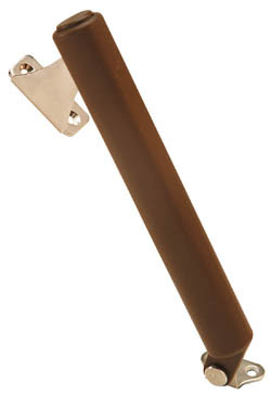 Lid Stay, for chest, brown, nickle plated, double