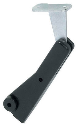Cara Top Lid Stay, plastic, black, steel, 120mm