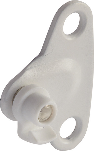 Duo cabinet bracket, white, 28mm edge distance