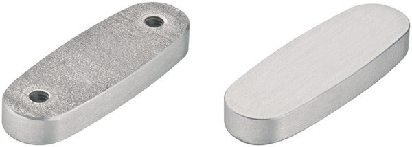 Duo maxi, door bracket, stainless steel, for glass door