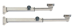 Lid Stay, with lock, 195mm, 304 grade stainless steel, satin