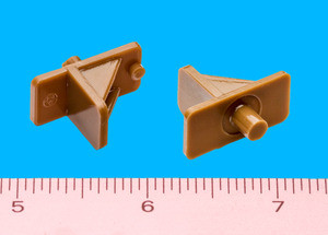 Shelf Support 1/4" - 5mm peg, Tan, Pkg of 1