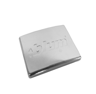 Compact 38C/39C Hinge Logo Cover Cap, Steel, choose with logo or blank