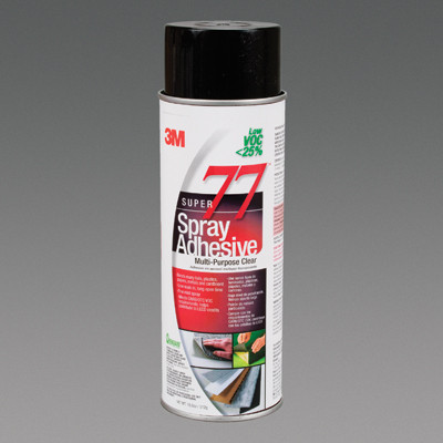 3M Super 77 Multi-Purpose Spray Adhesive - Low VOC <25%, Similar to # 3M0077 24 fl. Oz.