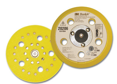 3M Hookit Clean Back Up Pads, 6"