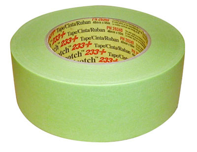 Green masking tape, Similar To # 3M233 2 Green 2" X 55M