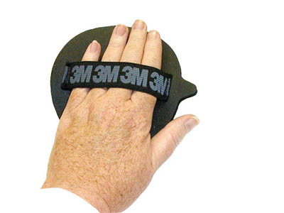 Stikit Disc Hand Pad, 5" X-1/4"
