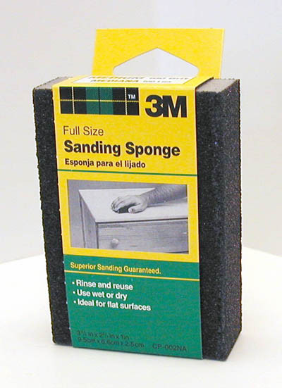 Sanding Sponge, Full Size, Med 100