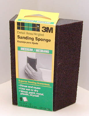 Sanding Sponge, Detail Angle, Grit 80