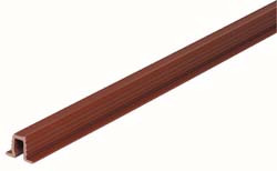 Guide Track, press-fit, plastic, brown, 7mm/3 meters