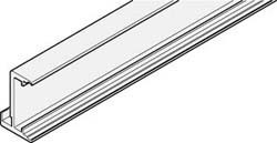 Glass Frame Profile 40/22, aluminum, 3.5 meters