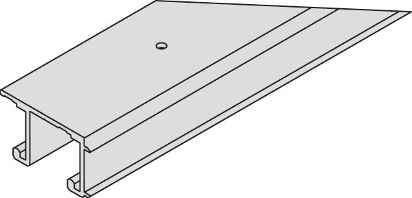 Double Running Track, EKU Combino 20/35, Aluminum, 3.5 meters