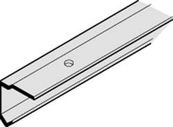 Hangar Track, aluminum, mill finish, 2.5 meters