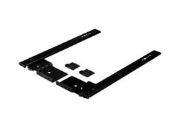 Accuride CB1234-24D Pocket Door Slide, steel, black, 600mm/24"