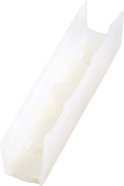 Gasket for Anti-Derailment, for 6mm thick glass, plastic, white translucent, 50 millimeters