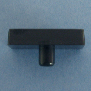 Vertical Divider Clip Black 1/2" with 1/4" peg, Pkg of 500