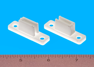 File Folder Bar Clip White, Pkg of 100