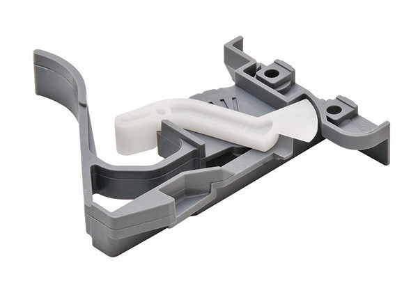 Clips for Salice Push Concealed Undermount Slide, Plastic, Gray, 1 set