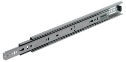 Ball Bearing Slide, Accuride C3832, full extension, steel, zinc-plated, 100 lbs, 6"