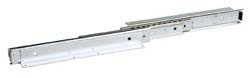 Ball Bearing Slide, Accuride C301-2590, base mounted, overtravel, full extension, steel, zinc-plated, 130 lbs, 26"