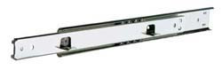 Two-Way Ball Bearing Drawer Slide, Accuride C2002, 3/4 extension, steel, zinc-plated, 50 lbs, 18"