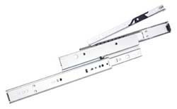 Ball Bearing Slide, Accuride C4034, overtravel, full extension, steel, zinc-plated, 150 lbs, 26"