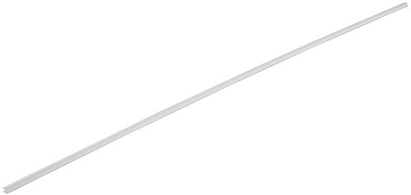 Hanging File Rail, plastic, white, 2.5 meter