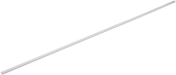 Hanging File Rail, plastic, white, 1/2" x 2.5 meter