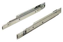 Ball Bearing Slide, Accuride C7434, overtravel, full extension, steel, zinc-plated, 100 lbs, 20"