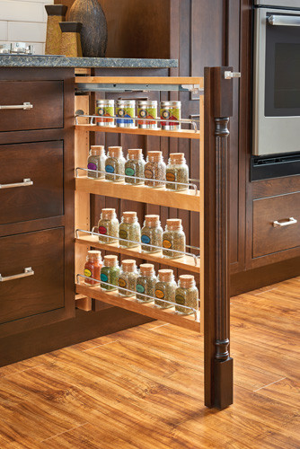 Filler Pullout Organizer with Blumotion Soft-Close Sink & Base Accessories